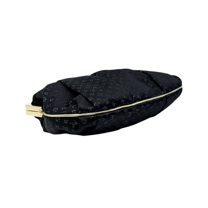 [Exclusive] LOUIS VUITTON Vintage Monogram Aumoniere Mini Bag Black 800801