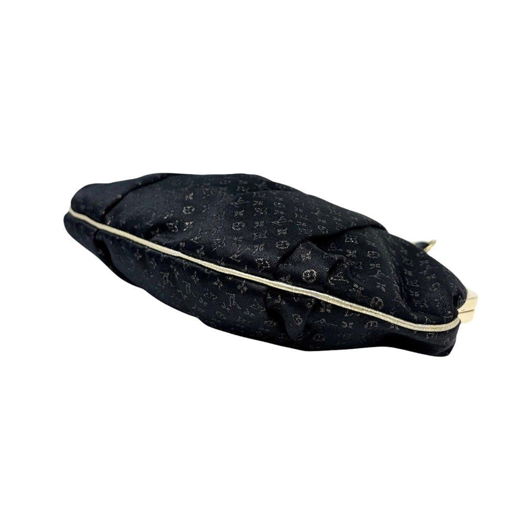 [Exclusive] LOUIS VUITTON Vintage Monogram Aumoniere Mini Bag Black 800801