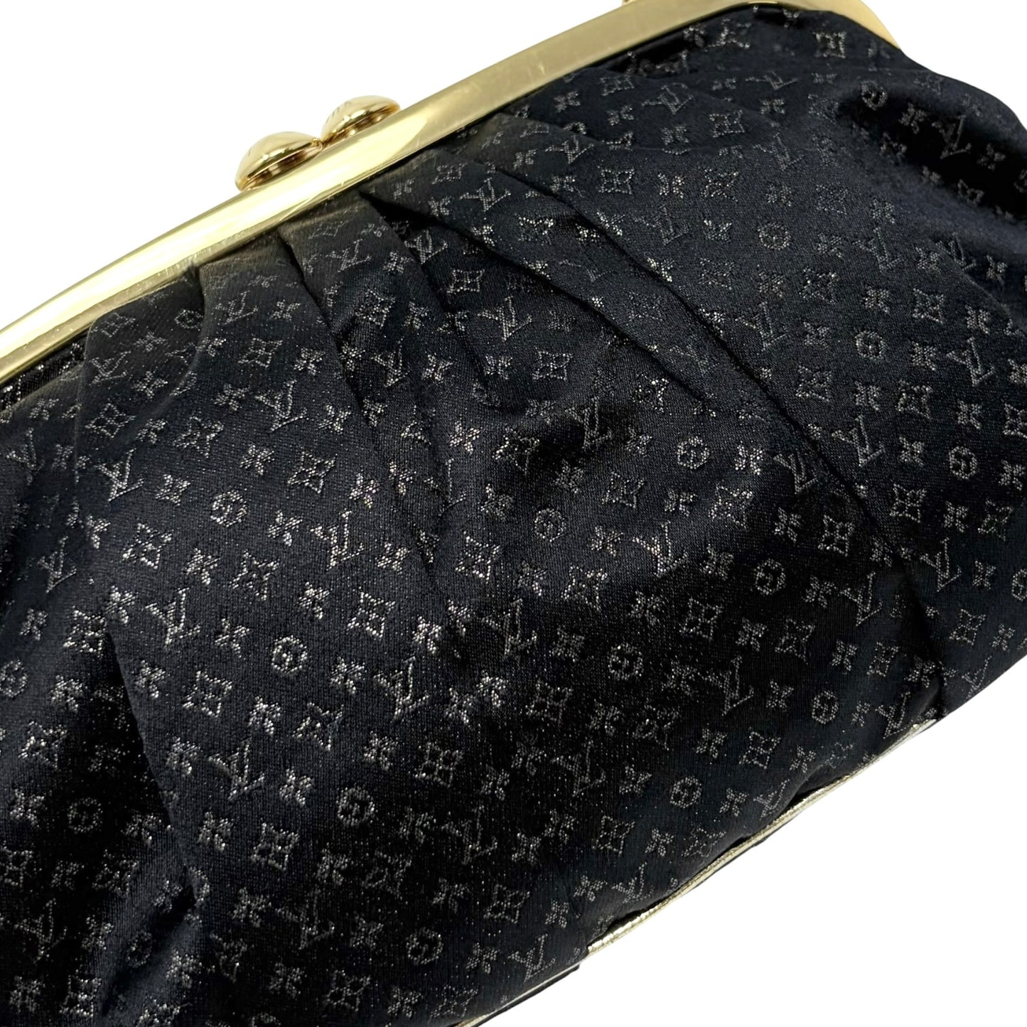 [Exclusive] LOUIS VUITTON Vintage Monogram Aumoniere Mini Bag Black 800801