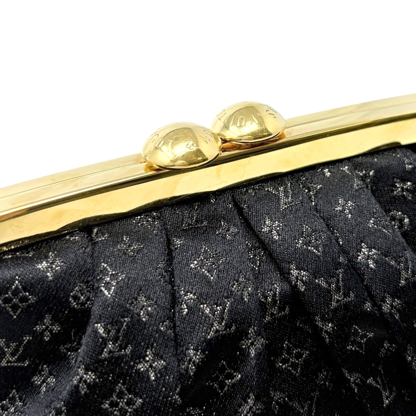 [Exclusive] LOUIS VUITTON Vintage Monogram Aumoniere Mini Bag Black 800801
