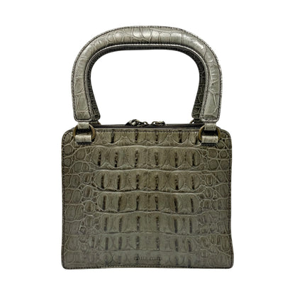 [Exclusive] miu miu Vintage Logo Mini Handbag Bag Khaki Green Leather 800107