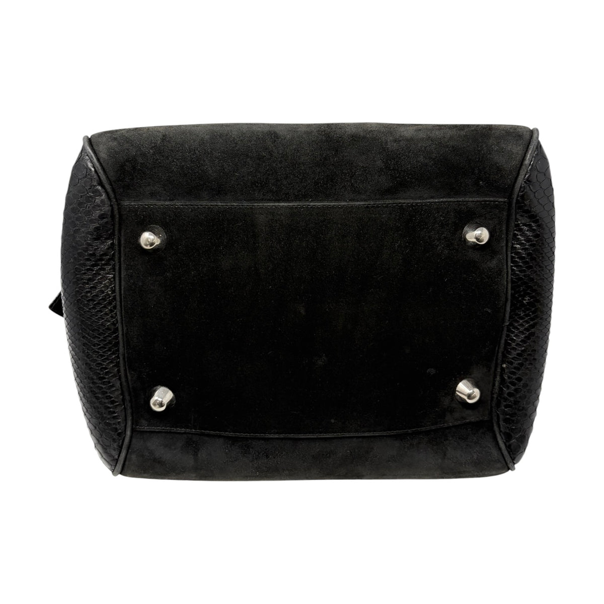 [Exclusive] Dior Vintage Logo Gambler Dice Charm Chain Bag Black Suede 800108