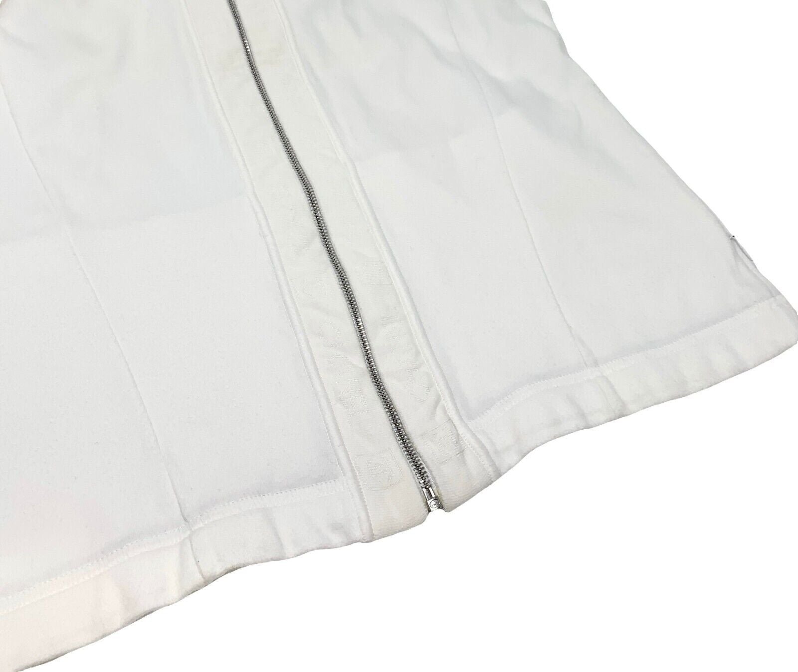 CHANEL Sport Vintage 06P Hoodie Jacket Coco Mark Logo Line #38 White RankAB+