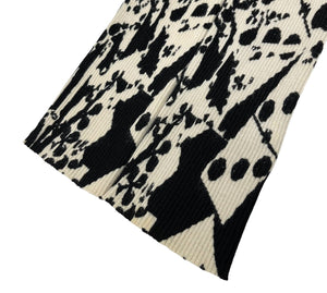 Christian Dior Vintage Cardigan Sweater Top #42 Cards Dice Black Wool Rank AB