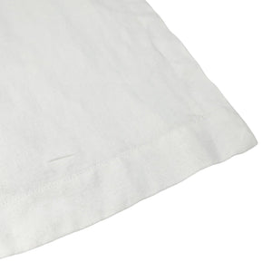 CHANEL Vintage 97P CC Mark Button Shirt Dress #36 One-piece White Linen Rank AB