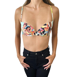 Jean Paul GAULTIER Vintage Swimwear Bikini #42 Swimsuit Multicolor Nylon RankAB