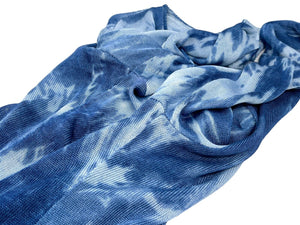 Christian Dior Vintage Tie Dye Cardigan #38 Sweater Button Blue Viscose Rank AB
