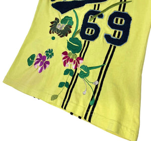 Christian Dior Vintage Adiorable 69 Logo T-shirt Top #36 Koi Green RankAB+