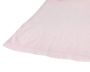 CHANEL Vintage 06P CC Logo Summer Knit Top #38 T-shirt Pink Cotton Rank AB