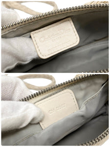 Christian Dior Vintage Trotter Monogram Romantique Crossbody Bag Beige Rank AB