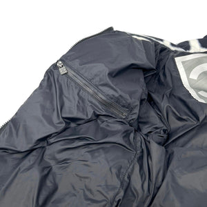 CHANEL Sport Vintage 07A CC Mark Logo Puffer Jacket #36 Black Polyester RankAB