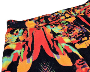 Jean Paul GAULTIER Vintage Pants #40 Bottoms Orange Multicolor Cotton Rank AB