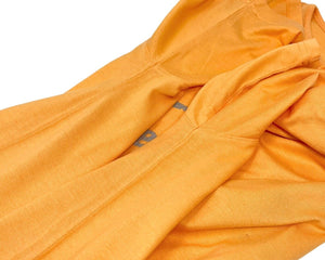 Thierry Mugler Vintage Big Logo T-shirt #M Top Orange Silver Cotton Rank AB