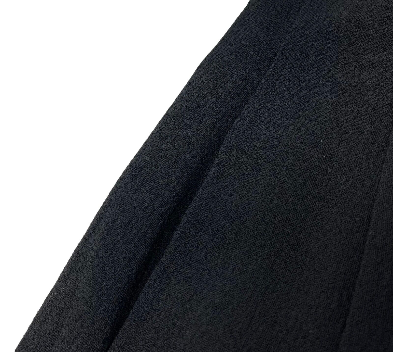 CHANEL Vintage 95P Coco Mark Logo Jumpsuits #38 Rompers Black Wool Zip RankAB
