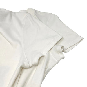 Christian Dior Vintage DIOR DOLLS T-shirt #38 Top White Cotton V-neck Rank AB