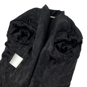 Christian Dior Vintage Trotter Monogram Galliano Jacket #38 Ribbon Black RankAB