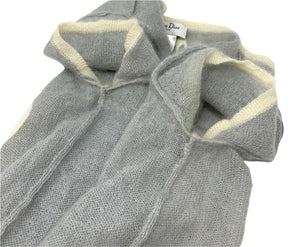 Christian Dior Vintage Logo Short Sleeve Sweater Tops #36 See-through RankAB