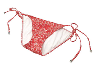 LOUIS VUITTON Vintage LV Logo Swimwear Swimsuit Bikini Set White Pink RankAB+